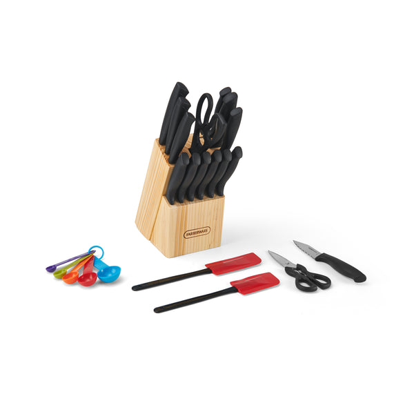 Classic 23 Piece Never Needs Sharpening Dishwasher Safe Cutlery and Utensil Set