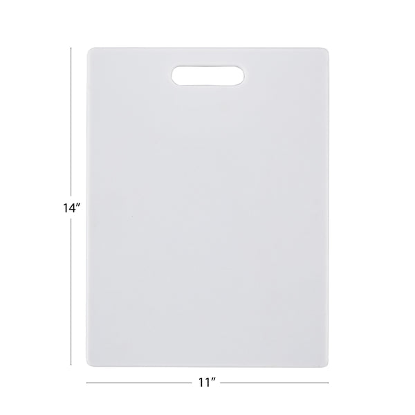 11 inch By 14 inch White Poly Cutting Board