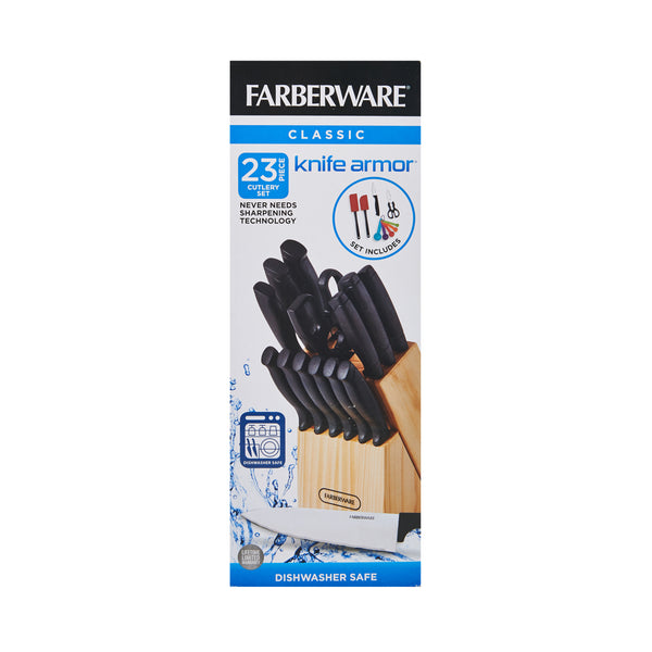 Classic 23 Piece Never Needs Sharpening Dishwasher Safe Cutlery and Utensil Set