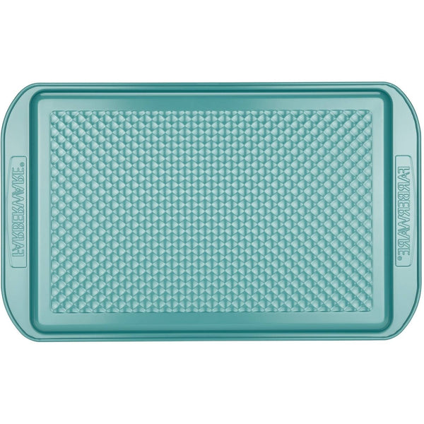 11 x 17 Inch purECOok Hybrid Ceramic Nonstick Bakeware Baking Sheet & Cookie Pan, Aqua