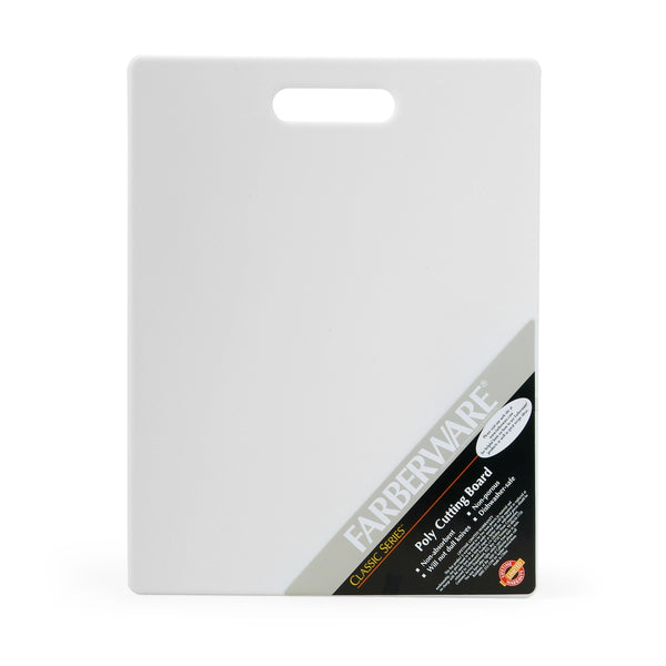 11 inch By 14 inch White Poly Cutting Board