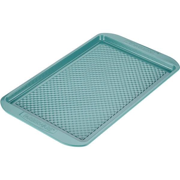 11 x 17 Inch purECOok Hybrid Ceramic Nonstick Bakeware Baking Sheet & Cookie Pan, Aqua