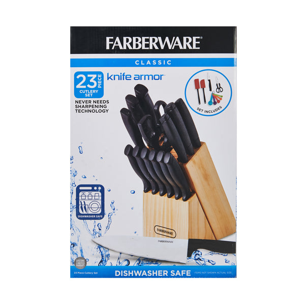Classic 23 Piece Never Needs Sharpening Dishwasher Safe Cutlery and Utensil Set