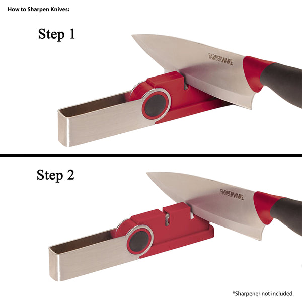 Classic 3 Piece Stamped Stainless Steel Chef Knife Set