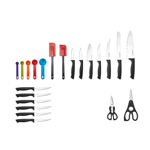 Classic 23 Piece Never Needs Sharpening Dishwasher Safe Cutlery and Utensil Set